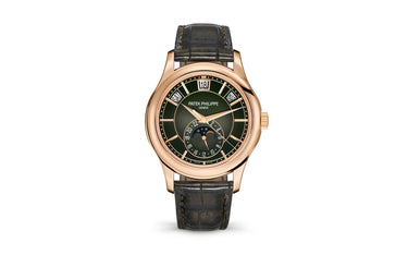Patek Philippe Annual Calendar Green Dial Annual Calendar 5205R - COMPLICATIONS SELF-WINDING Rose Gold - WatchesOff5thWatch